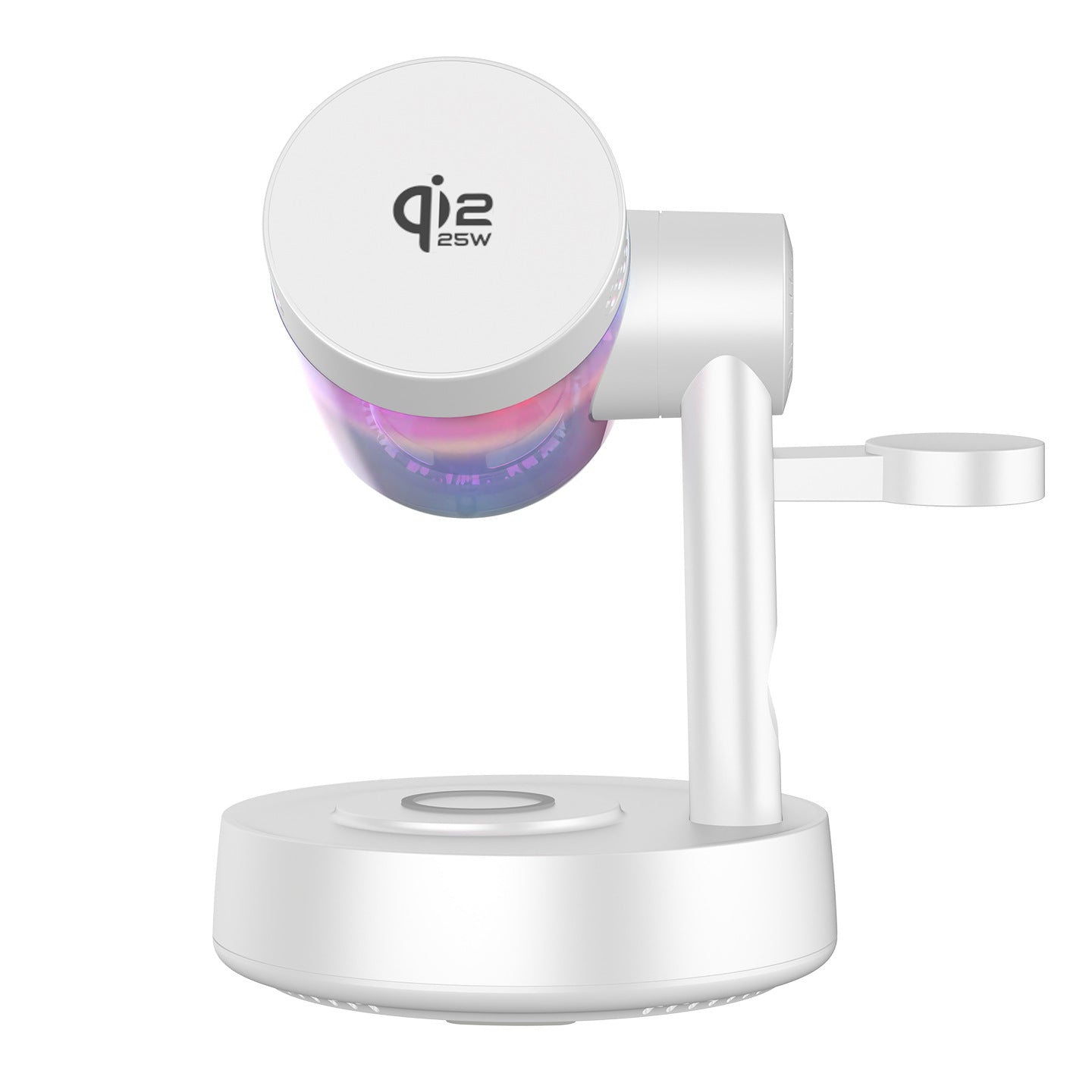 iBlockCube Qi25W 3-in-1 Wireless Charger with Built-In Speaker – 25W Magnetic Wireless Charging for iPhone and More