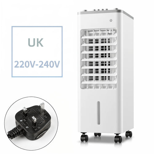 iBlockCube Portable Floor Air Cooler – Mobile Evaporative Cooling Fan for Home & Office