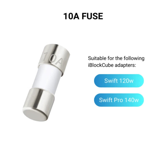 iBlockCube Swift Fuses 5PCS 10A Diameter 3.6 * Length10MM
