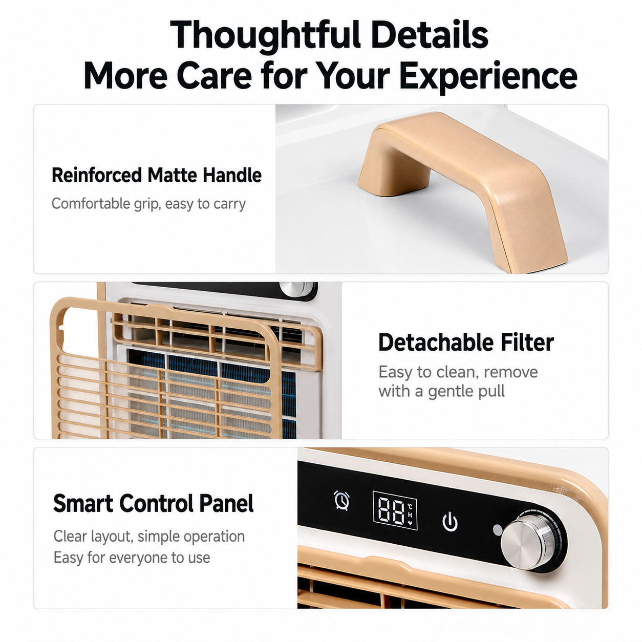 iBlockCube Portable Split Air Conditioner – No Installation, No Drainage, Plug-and-Play Cooling System