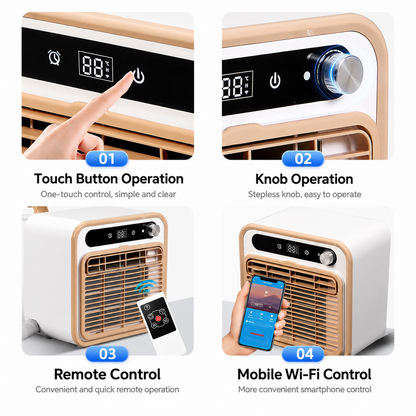 iBlockCube Portable Split Air Conditioner – No Installation, No Drainage, Plug-and-Play Cooling System