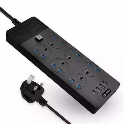 T12 Alien Series UK Power Strip With USB
