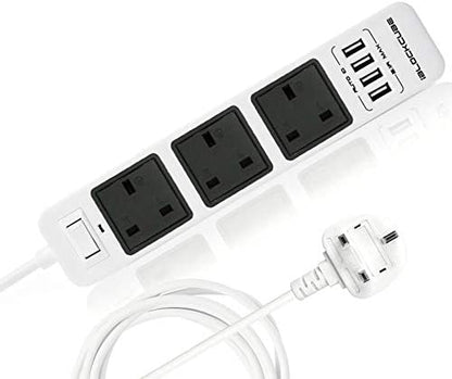 Space Optimise UK Plug Extension Lead