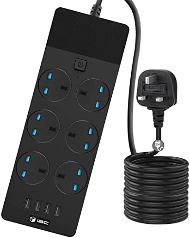 T12 Alien Series UK Power Strip With USB