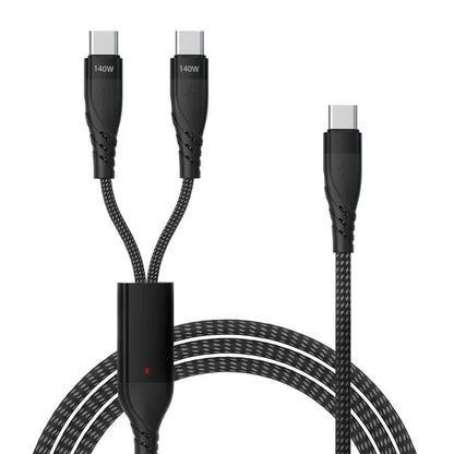 iBlockCube 1.2M PD 2-in-1 Type-C Fast Charging & Data Cable – High-Speed 5A Power Delivery for iPhone, Huawei, and Laptops