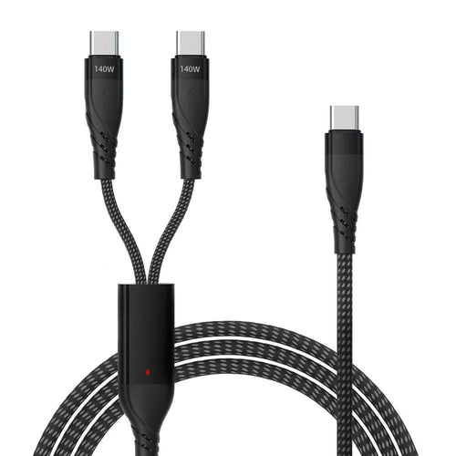 iBlockCube 1.2M PD 2-in-1 Type-C Fast Charging & Data Cable – High-Speed 5A Power Delivery for iPhone, Huawei, and Laptops