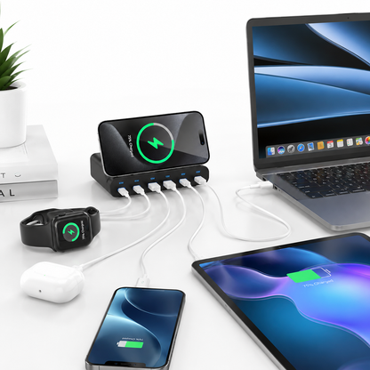 iBlockCube 160W desktop vertical portable wireless fast charger