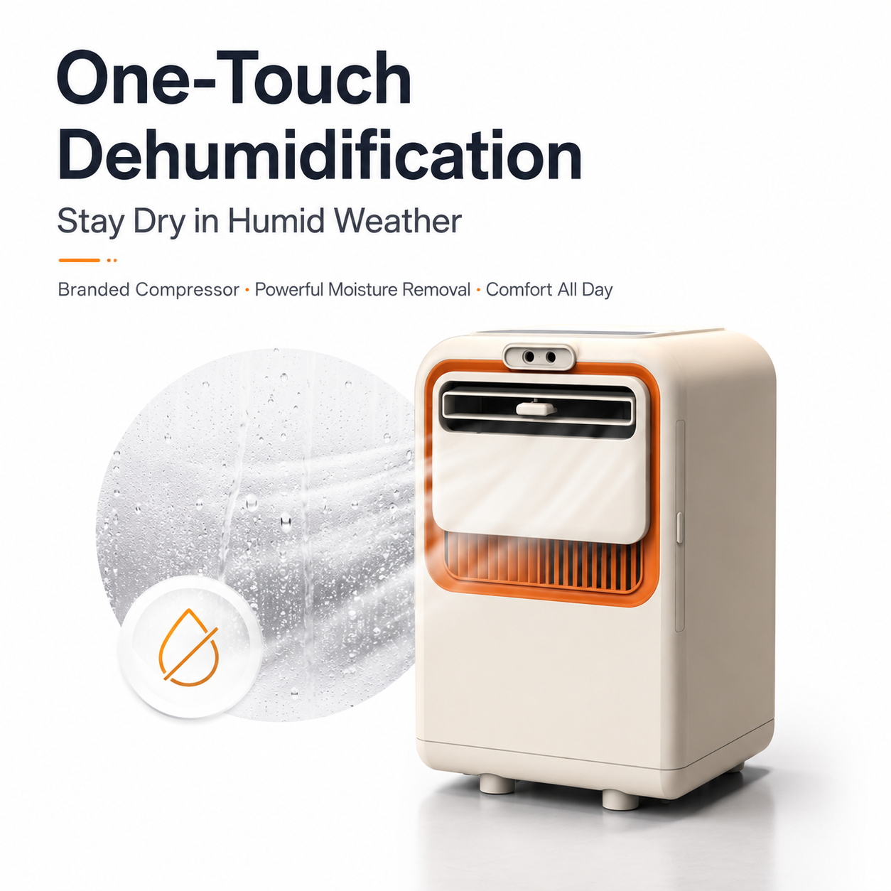 iBlockCube Portable Mini Compressor Air Cooler – Desktop Personal Air Conditioner for Home, Kitchen & Camping