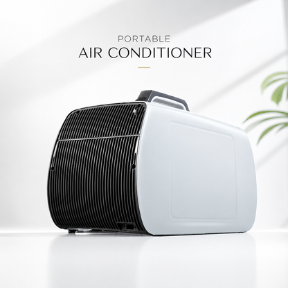 iBlockCube Portable Cooling & Heating Air Conditioner – Smart Voice Control No-Drain Mobile AC for Home & Outdoor Use