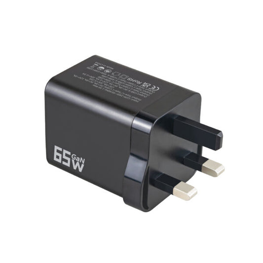 iBlockCube 65W GaN Charger with Retractable Cable – Fast Charging for iPhone 16, Smartphones and More product