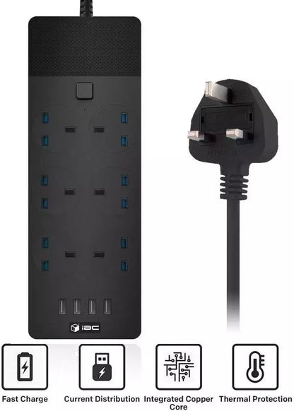 T12 Alien Series UK Power Strip With USB
