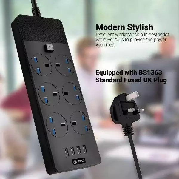 T12 Alien Series UK Power Strip With USB